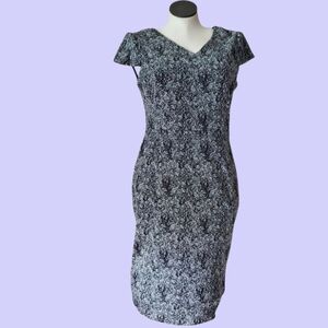 Betsey Johnson silver metallic  dress size 12